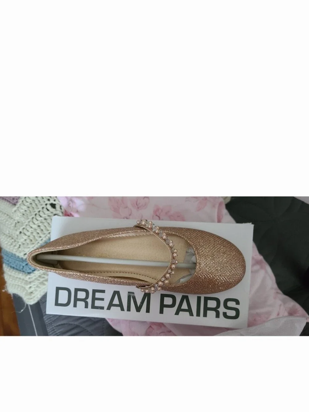 Dream Pairs shimmering rose